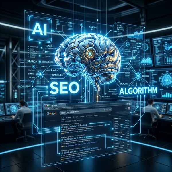 تصور AI SEO
